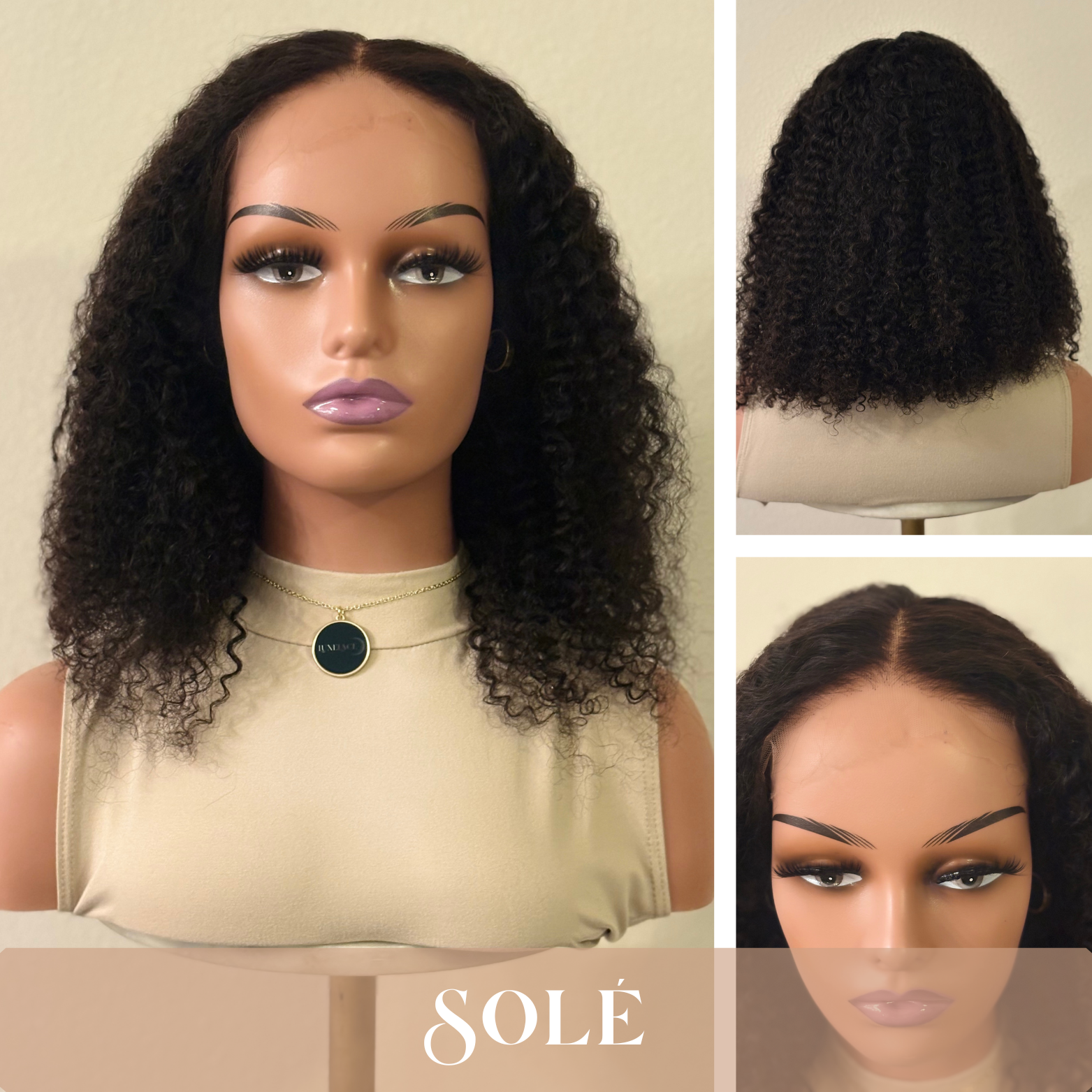 Solé – 13x6 HD Kinky Curly Lace Front Wig