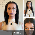Asha – 13x6 Straight Transparent Lace Wig (PP&G)