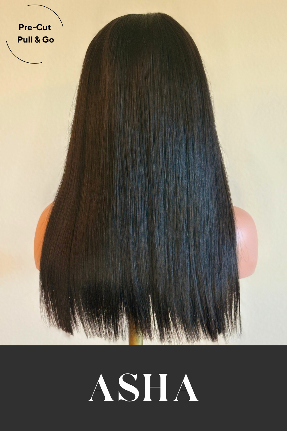 Asha – Straight Transparent Lace Wig (PP&G)