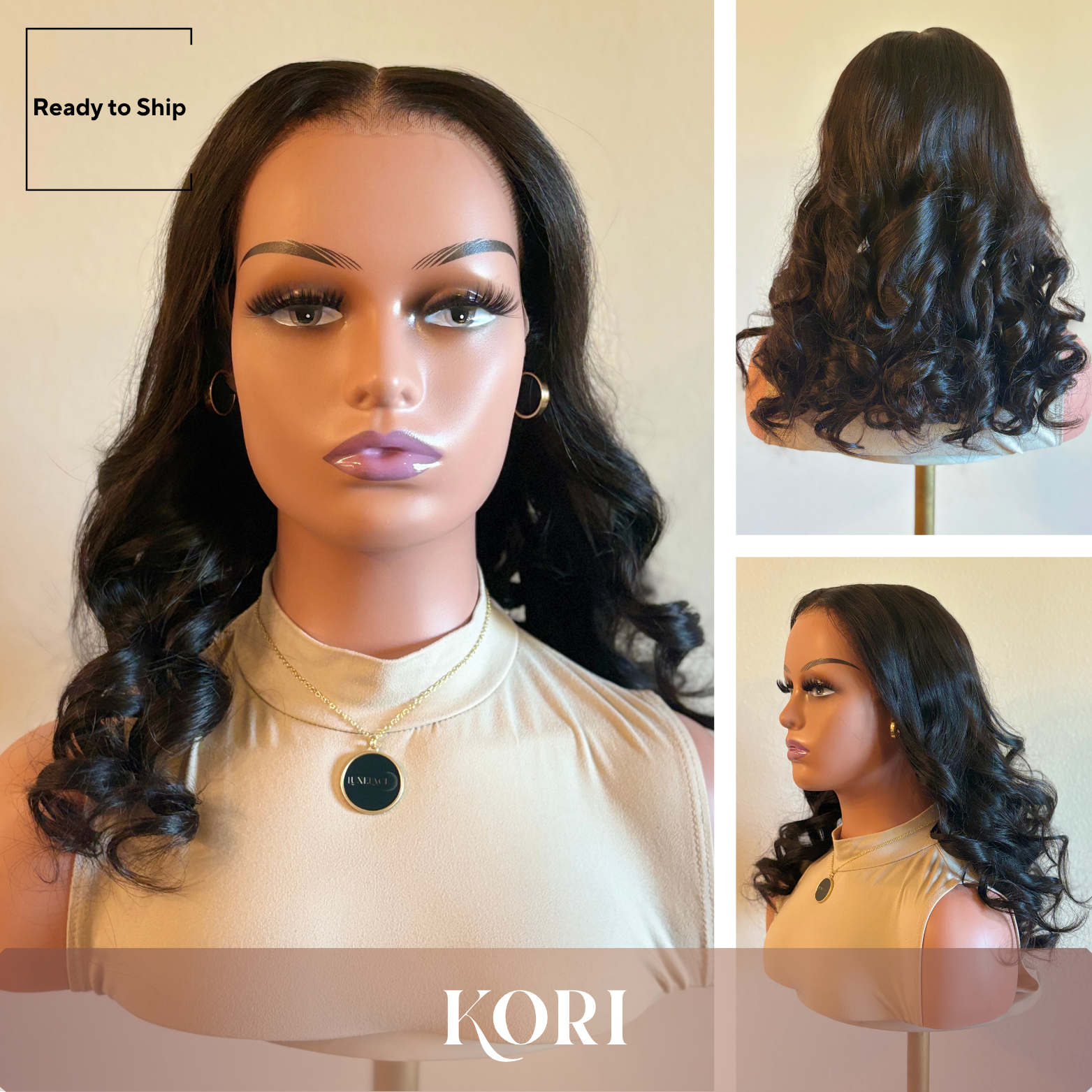 Kori – Loose Body Transparent Lace Wig 18' (Ready to Ship)